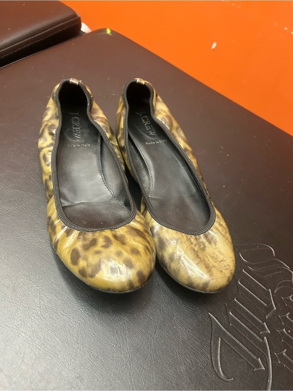 J.Crew Leopard Print Italian Leather Ballet Flats Size 8

Gorgeous J.Crew leopar